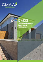 CMAA Concrete Masonry Cleaning and Maintenance