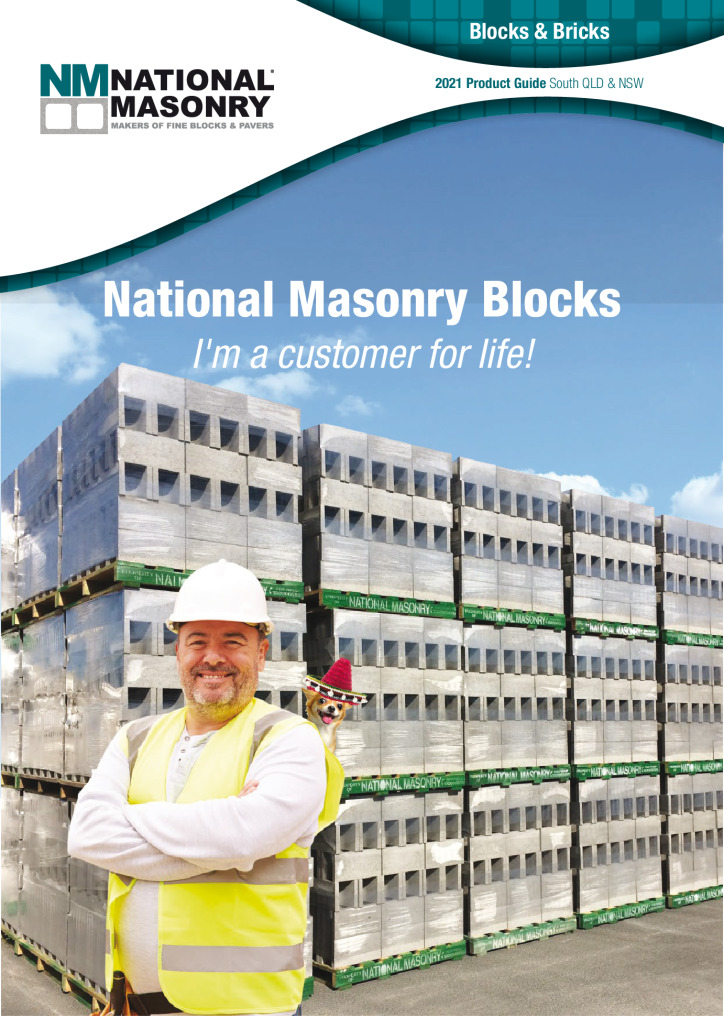 thumbnail of National-Masonry-SQLD-NSW-Brochure-Block-Bricks-2021-Product-Guide