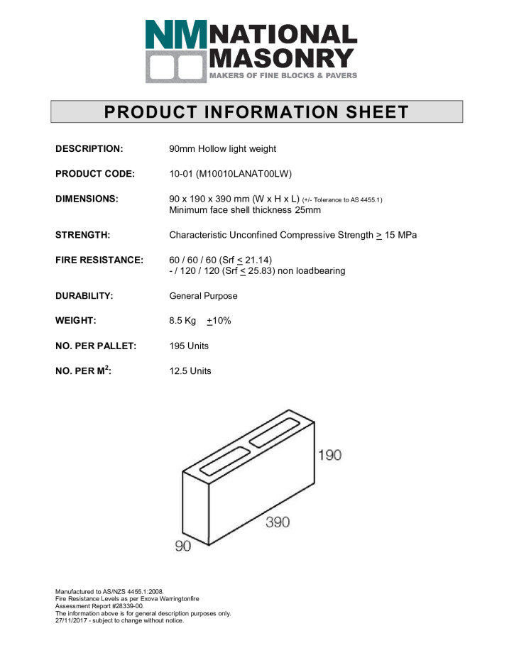 thumbnail of National-Masonry-SQLD-NSW-Technical-Data-Sheet-10-01LW