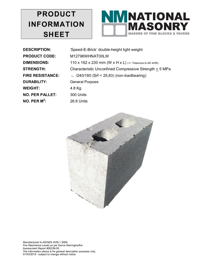 thumbnail of National-Masonry-SQLD-NSW-Technical-Data-Sheet-120-796LW-simple