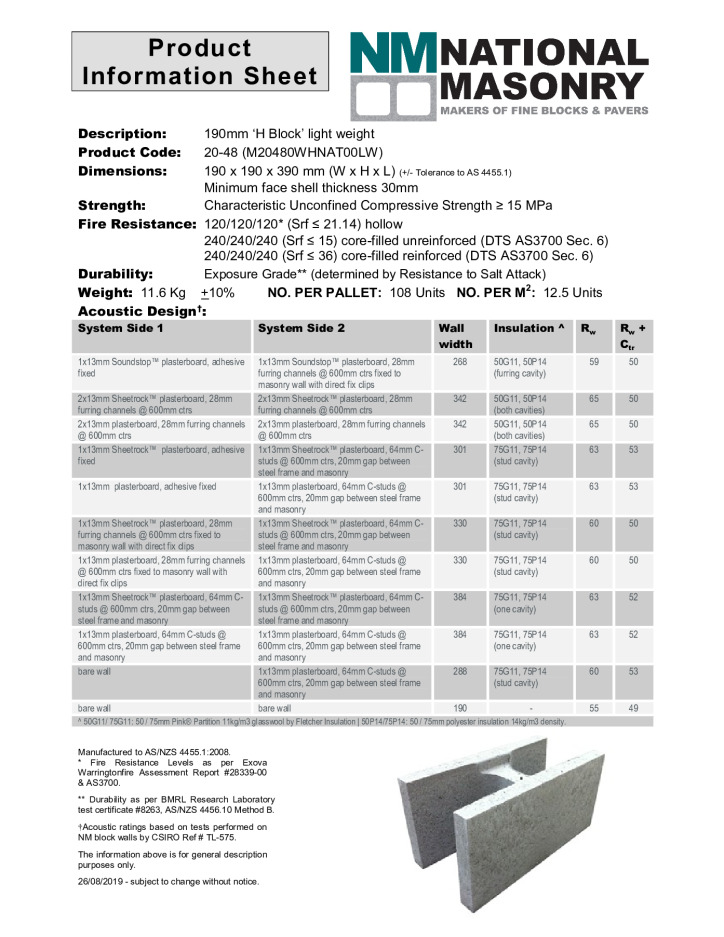 thumbnail of National-Masonry-SQLD-NSW-Technical-Data-Sheet-20-48LW