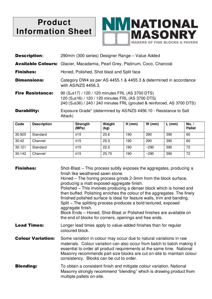 thumbnail of National-Masonry-SQLD-NSW-Technical-Data-Sheet-300-series-Designer-Block-Value-Added